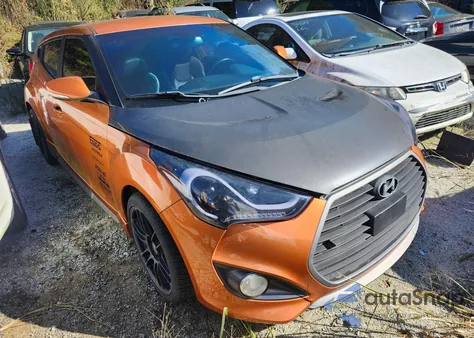2016 Hyundai Veloster Turbo from USA, damaged, VIN KMHTC6AE5GU258529